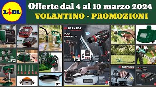 Nuovi arrivi Parkside Performance ✅ volantino LIDL Parkside dal 4 al 10 marzo 🔥 Offerte Silvercrest [upl. by Kir]