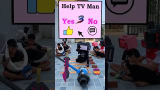 help tv man win long jump game get rank 9999skibiditoilet tvman funny shortyoutube speaker [upl. by Hansel926]