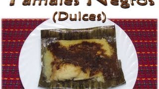 Receta Tamales Negros Guatemala [upl. by Iggep]