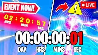 FORTNITE EVENT COUNTDOWN LIVE🔴 247 amp Ingame Event Right Now [upl. by Erroll60]