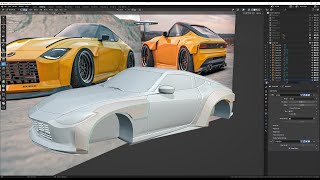 Creating Nissan 400Z Drift version mod for LFS [upl. by Kathy]