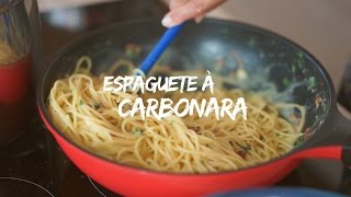 Receita  Spaguetti Carbonara [upl. by Laveen432]