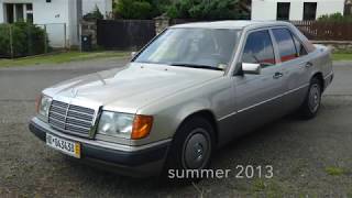 First start of Mercedes Benz 300 E after 4 years [upl. by Yenoh]