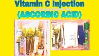 VITAMIN C Ascorbic Acid Injection [upl. by Einon]