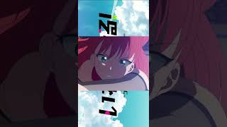 anne kurusu vs konomi kasahara speed climbing fyp anime shorts climbing speed [upl. by Abdul]