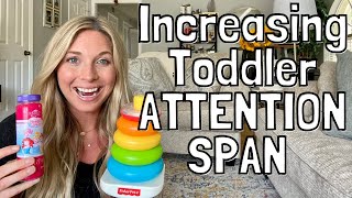 HOW TO INCREASE A CHILDS ATTENTION SPAN AT HOME Speech Therapy Activities to Improve Attention [upl. by Moffat]