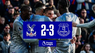 PREMIER LEAGUE HIGHLIGHTS CRYSTAL PALACE 23 EVERTON [upl. by Gilbert]