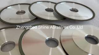 4A2 resin bond diamond grinding wheel for profile grinding HSS sharpening [upl. by Arob]