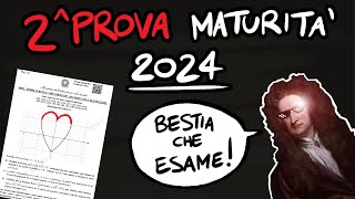 SOLUZIONE COMMENTATA 2° Prova di Matematica  Maturità 2024 [upl. by Inglebert]