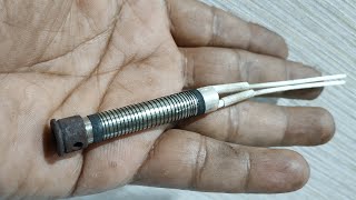 How to Rewire a Soldering Iron  Soldering Iron coil Repair at home [upl. by Halyhs]