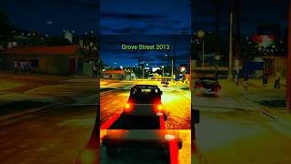 Grove Street 2013 Vs Grove Street 2004  GTA [upl. by Khai]