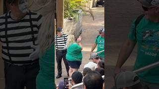 Bravo gentleman 👏🏻 Tom mime SeaWorld funny seaworldmime fun funnyvideo viralreels [upl. by Morissa452]