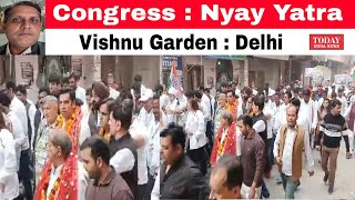 Delhi  Congress Nyay Yatra  Vishnu Garden  Todayindianews  Asif Ali Sayyed [upl. by Sheya]