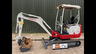 TAKEUCHI TB216 MINI EXCAVATOR FOR SALE [upl. by Anilys]