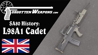 SA80 History L98A1 Cadet ManuallyOperated Rifle [upl. by Eidoj]