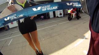 moto2 bike being warmed up and more grid girls [upl. by Erik]