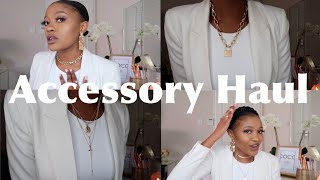 Affordable JewelryAccessory TryOn Haul Ft Lovisa ampMrPrice SouthAfrican YouTuber Kgomotso Ramano [upl. by Nivonod10]