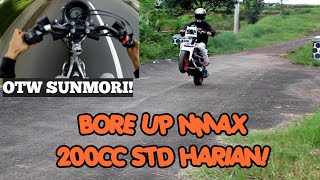 BORE UP HARIAN NMAX  200 CC STD [upl. by Ahsiym]