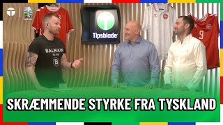 KAN TYSKLAND BLIVE EUROPAMESTRE  Tipsbladets EMshow [upl. by Evey]