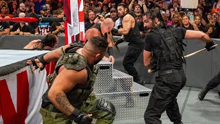 The Shield fight the entire roster Raw Sept 10 2018 [upl. by Kcyred145]