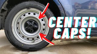 Installing CENTER CAPS on Steel Wheels [upl. by Nrubua]