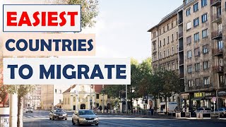 Easiest Countries to get a PR  Best countries to migrate to in 2025  If not in UK [upl. by Nodmac]