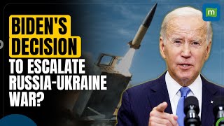 Bidens Missile Decision Allows Ukraine To Strike Inside Russia Kremlin Reacts Sharply  N18G [upl. by Nairrad554]