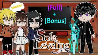 FullBonusSung Jin woos Bullies React  Solo Leveling [upl. by Ayinat]