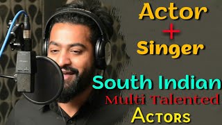 Top 5 South Indian TeluguTamil Actors Who Are Awesome Singers  South Indian Talented Actors [upl. by Nnayllek]