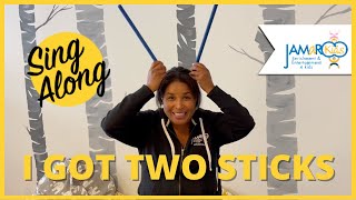 I Got Two Sticks Rhythm Sticks Song  JAMaROO Kids Educational Video  Childrens Music [upl. by Buiron]