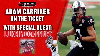 INTERVIEW Former Nebraska Quarterback Luke McCaffrey joins Adam Carriker to discuss his career [upl. by Eetnahc]