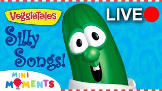 LIVE 🔴  Silly Songs With Larry  Veggietales  Mini Moments [upl. by Areip625]