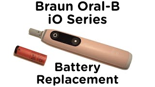 Battery Replacement Guide for OralB iO Series Toothbrush  iO10 iO9 iO8 iO7 iO6 iO5 iO4 iO3 iO2 [upl. by Eelan]