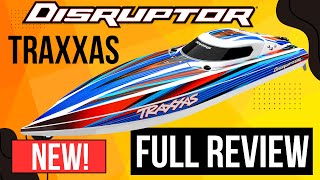 Traxxas Disruptor Boat Full Review  Overpowered and Very Special [upl. by Gide]