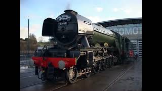 FLYING SCOTSMAN No 60103 LOCOMOTION MUSEUM SHILDON 16th DECEMBER 2023 [upl. by Mcclelland498]