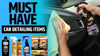 Best Interior Car Detailing Products Essential Car Detailing Items You Need [upl. by Gignac]