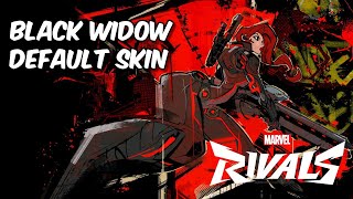 The Black Widow Default Skin  Revealed As Background Graffiti  Marvel Rivals [upl. by Syst]