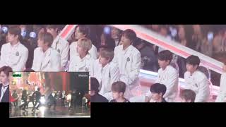 THE BOYZ reaction to BTS quotDionysusquot MMA 2019 [upl. by Anital]