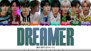 NCT 127  DREAMER Lyrics Color CodedHanRomEng [upl. by Ayikur597]