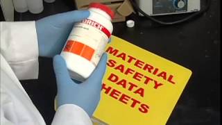 Material Safety Data Sheet MSDS  Laboratory Safety Training [upl. by Nyhagen]