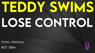 Teddy Swims  I Lose Control  Karaoke Instrumental [upl. by Roxi]