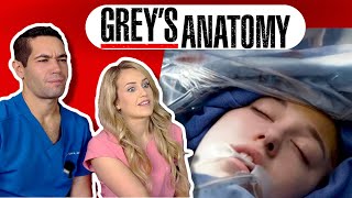 Doctors react to Greys Anatomy  MEDICAL DRAMA REVIEW [upl. by Mello]