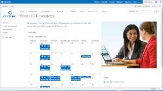 Como criar um calendário no SharePoint 2013 [upl. by Cayla185]