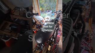 From Boring to Badass Sporster Seat Upgrade Revealed [upl. by Aleakim745]