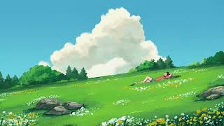 Ghibli Inspired Atmosphere  Meadow Ambiance amp Music [upl. by Macrae]