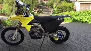 SUZUKI 450 RMR the Dakar Rallye SUZUKI by hesslerrallyeteam [upl. by Htinek997]