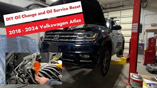 DIY 20182023 Volkswagen Oil Change and Resetting the Oil Service Reminder [upl. by Hachmann]