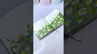 Daisy flowers painting ✨ viralvideo diy arttutorial craft easyacrylic craft acrylicpainting [upl. by Lebazi]