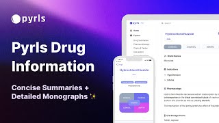 How to Use Drug Summaries In Pyrls [upl. by Igal]