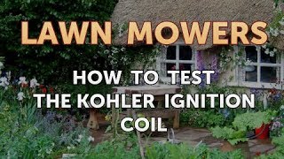 How to Test the Kohler Ignition Coil [upl. by Stalker263]